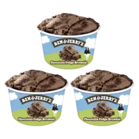 Ben & Jerry's Chocolate fudge brownie 3-pack