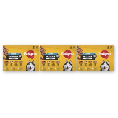 pdp-image-Pedigree Adult protein+ selectie in gelei 3-pack