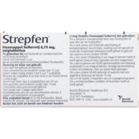 Een afbeelding van Strepfen Sinaasappel suikervrij zuigtabletten