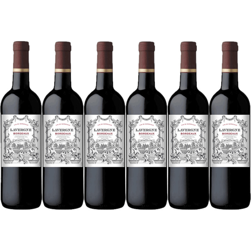 Een afbeelding van Chateau Lavergne Lavergne bordeaux 6 flessen
