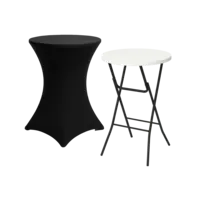 Brixy Statafel met rok wit