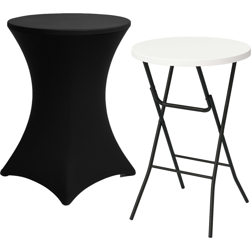Brixy Statafel met rok wit