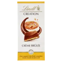 Lindt Creation crème brûlée melkchocolade