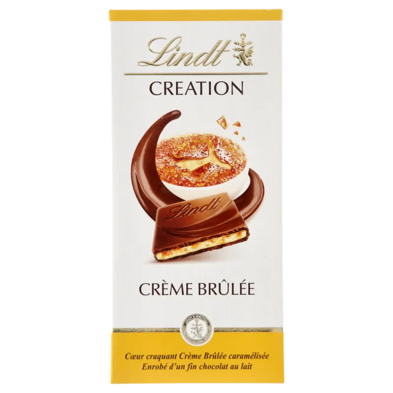 Creation crème brûlée melkchocolade