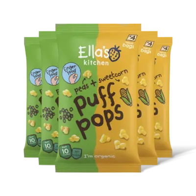 pdp-image-Ella's kitchen Puff pops erwt + mais 10m+ 5-pack