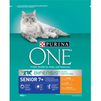 Een afbeelding van Purina ONE Senior rijk aan kip