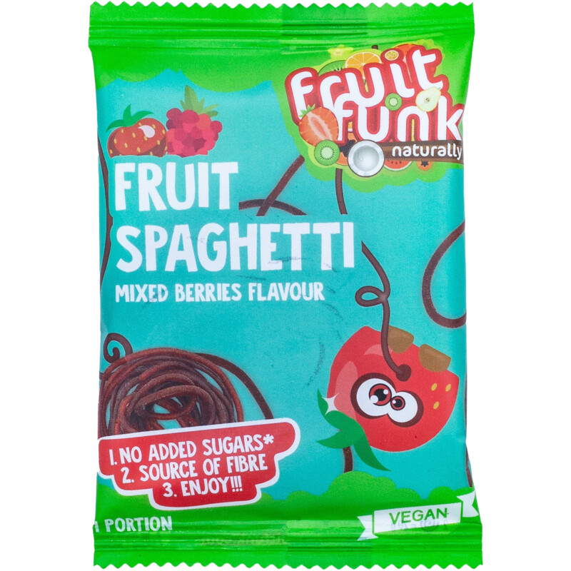 Een afbeelding van Sample Fruit Funk Fruit Spaghetti