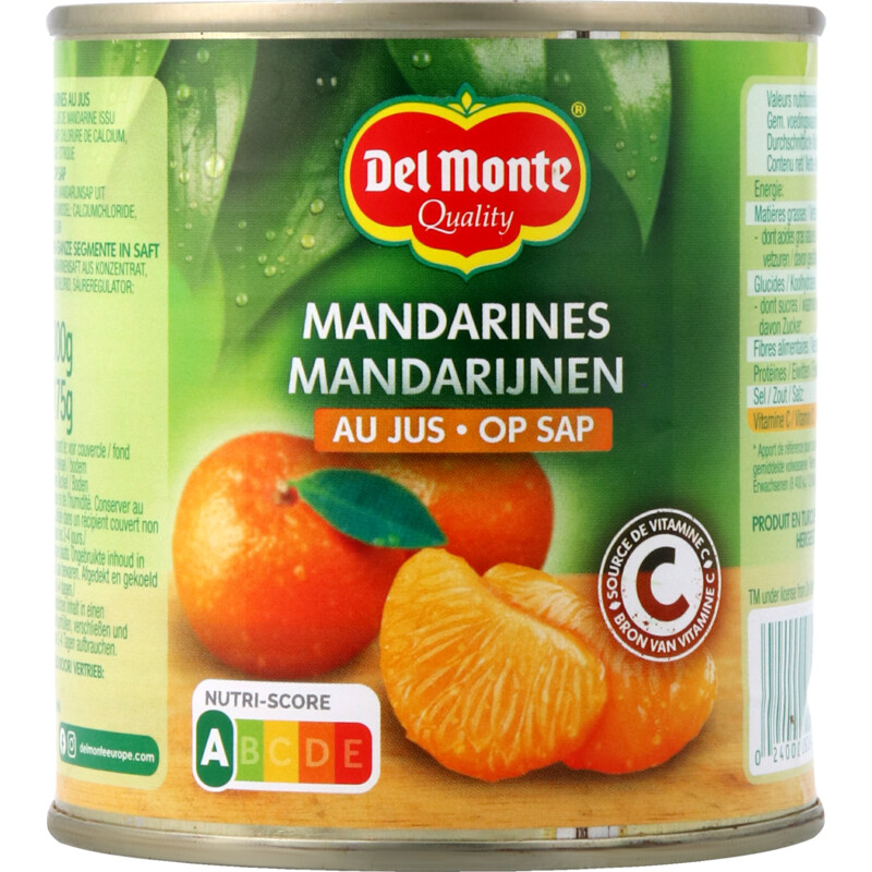 Een afbeelding van Del Monte Mandarijnen op sap