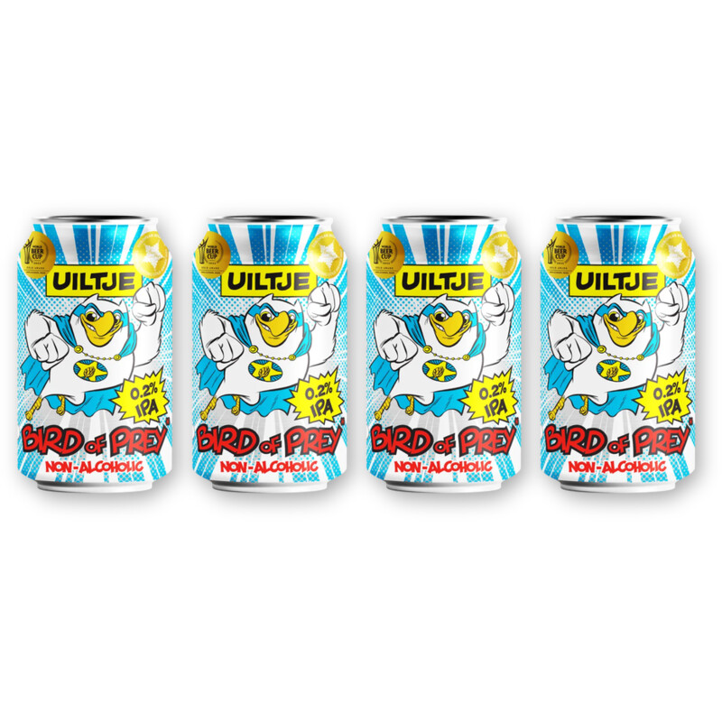 Uiltje Brewing Bird of prey 0.2% IPA 4-pack