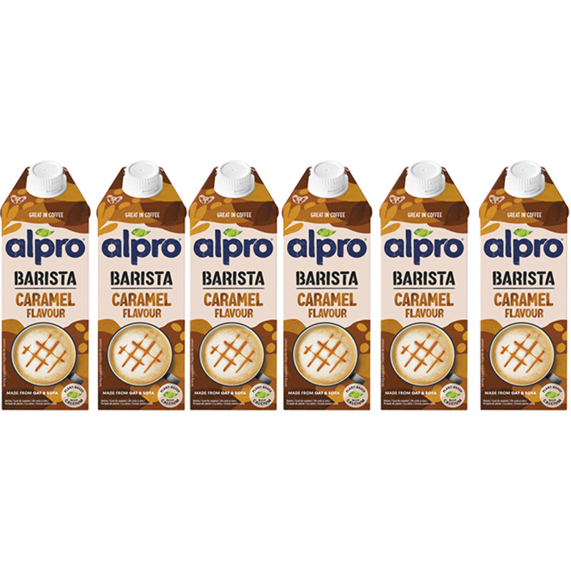 Een afbeelding van Alpro Barista caramel smaak 6-pack