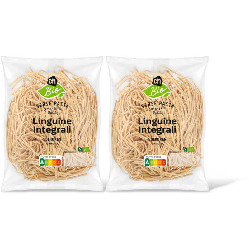 AH Biologisch Linguine volkoren 2-pack