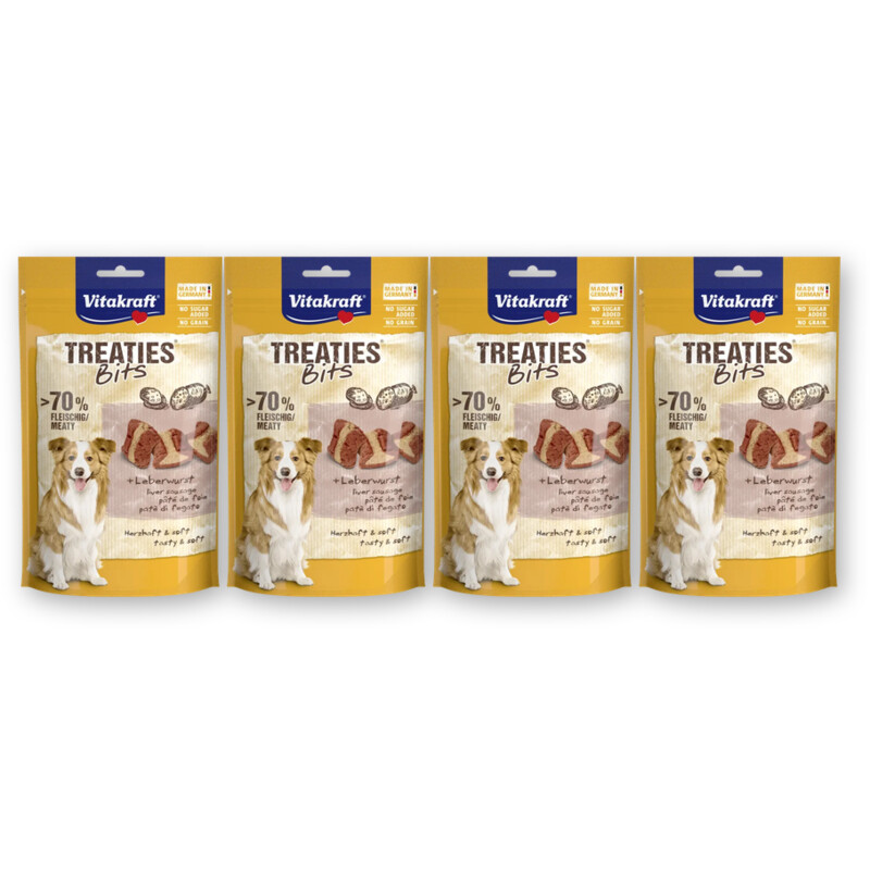 Vitakraft Treaties bits leverworst 4-pack