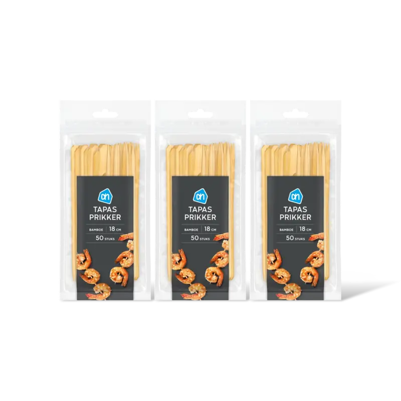 AH Tapasprikkers 18 cm 3-pack