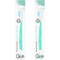 Een afbeelding van Care Tandenborstel sensitive 2-pack
