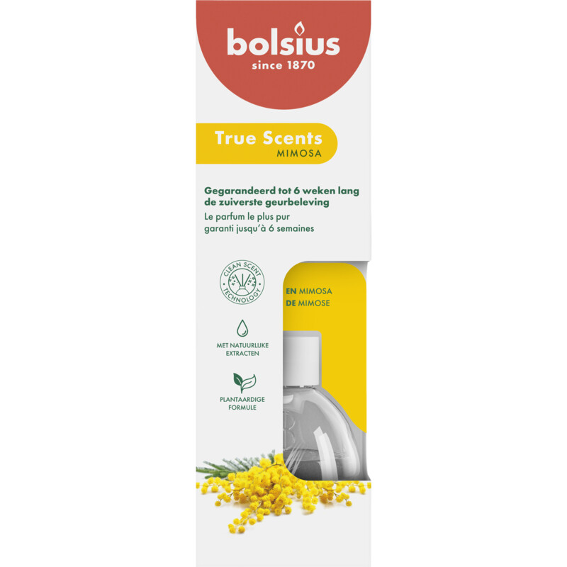 Een afbeelding van Bolsius Geurverspreider true scents mimosa