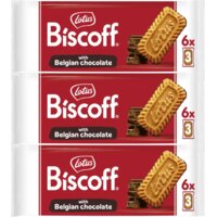 Lotus Biscoff Speculoos Belgian chocolate 3-pack