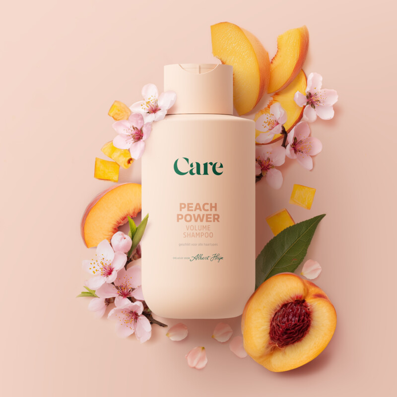Een afbeelding van Care peach volume shampoo