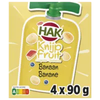 Hak Knijpfruit banaan 4-pack