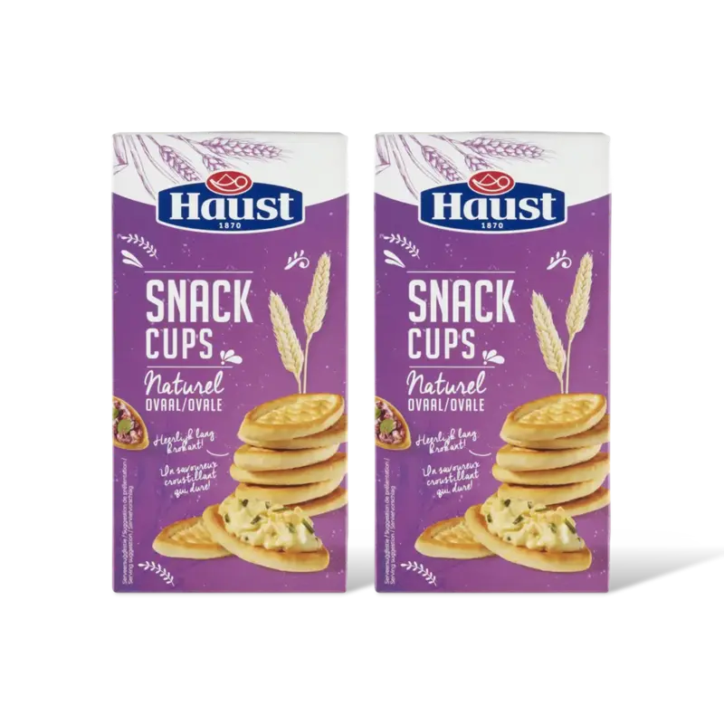 Haust Snack cups ovaal 2-pack