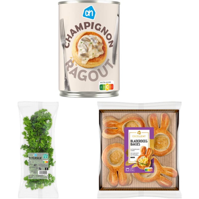 AH Excellent Pasteitje met champignonragout