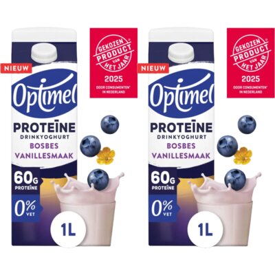 pdp-image-Optimel Drinkyoghurt protein bosbes vanil 2-pack