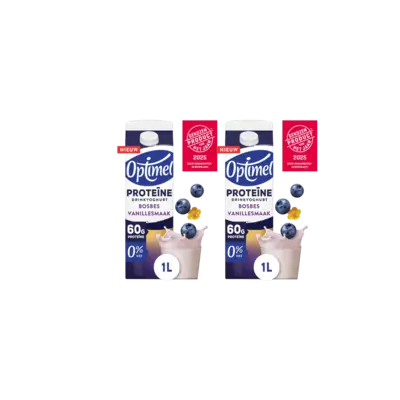 pdp-image-Optimel Drinkyoghurt protein bosbes vanil 2-pack