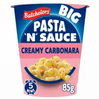 Batchelors Big pasta'n'sauce creamy carbonara