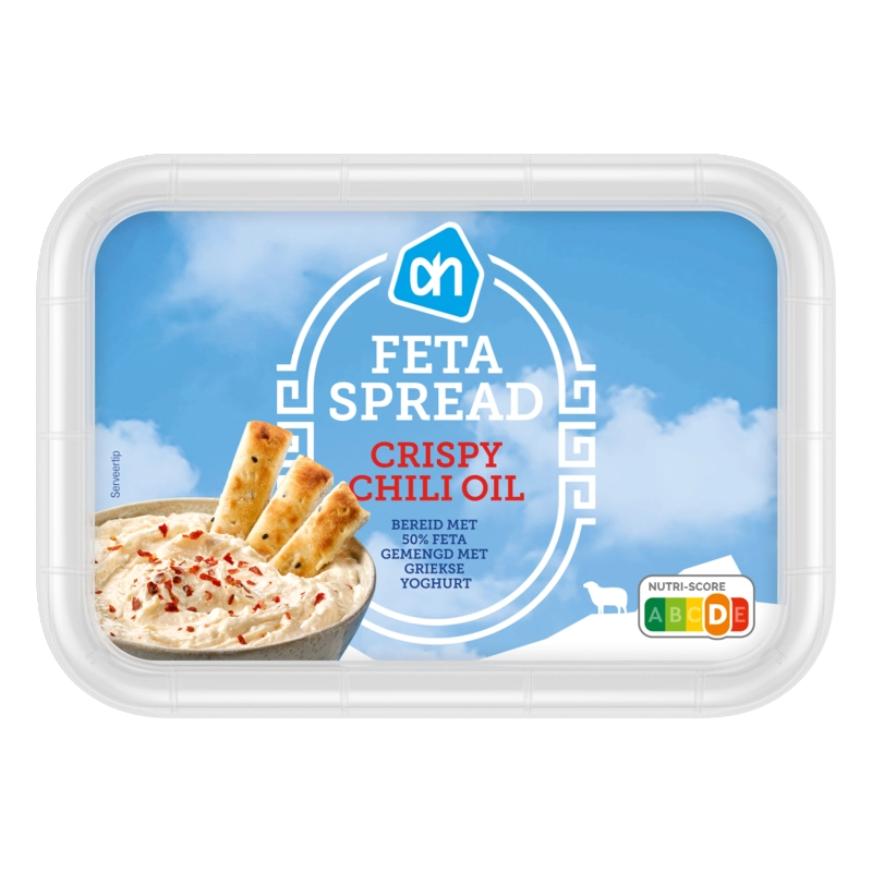 AH Feta spread crispy chili oil