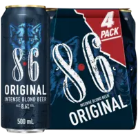 8.6 Original intense blond beer 4-pack