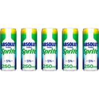 Een afbeelding van Absolut Vodka Sprite 5-pack