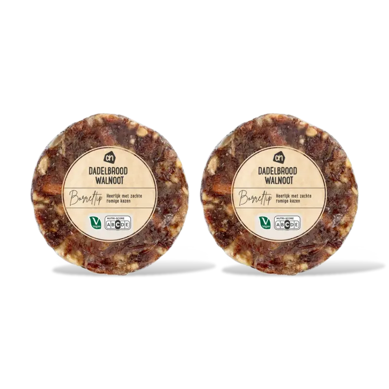 Dadelbrood met walnoot 2-pack