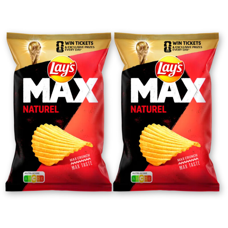 Lay's Max naturel 2-pack