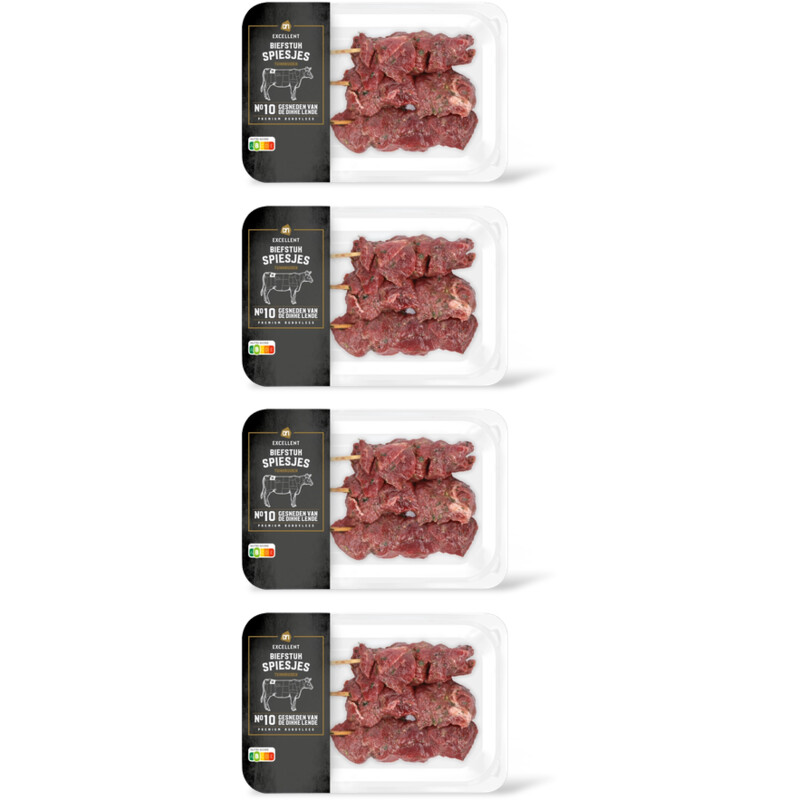 AH Excellent Biefstukspiesjes tuinkruiden 4-pack