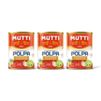 Mutti Polpa tomatenpulp met knoflook 3-pack