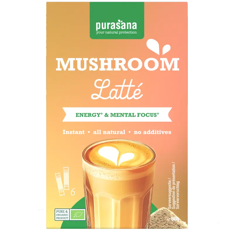 Purasana Mushroom latté oploskoffie