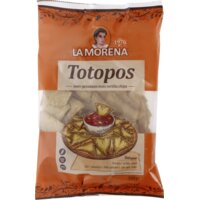Een afbeelding van La Morena Totopos tortilla chips