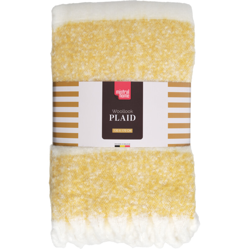 Tutti Mistral Home Plaid block stripe oker