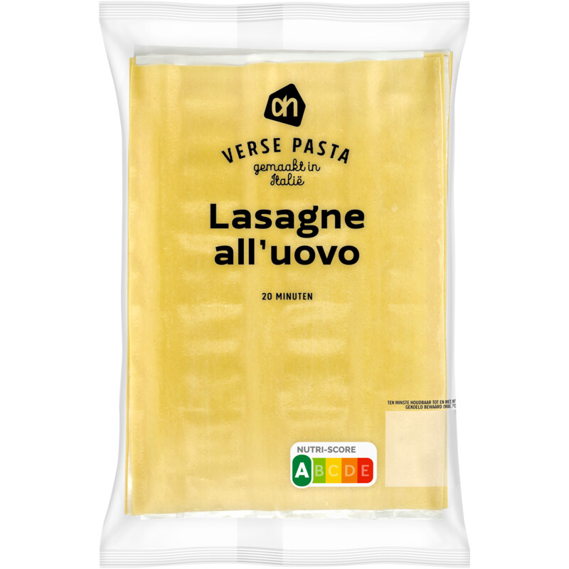 Een afbeelding van AH Lasagne all uovo