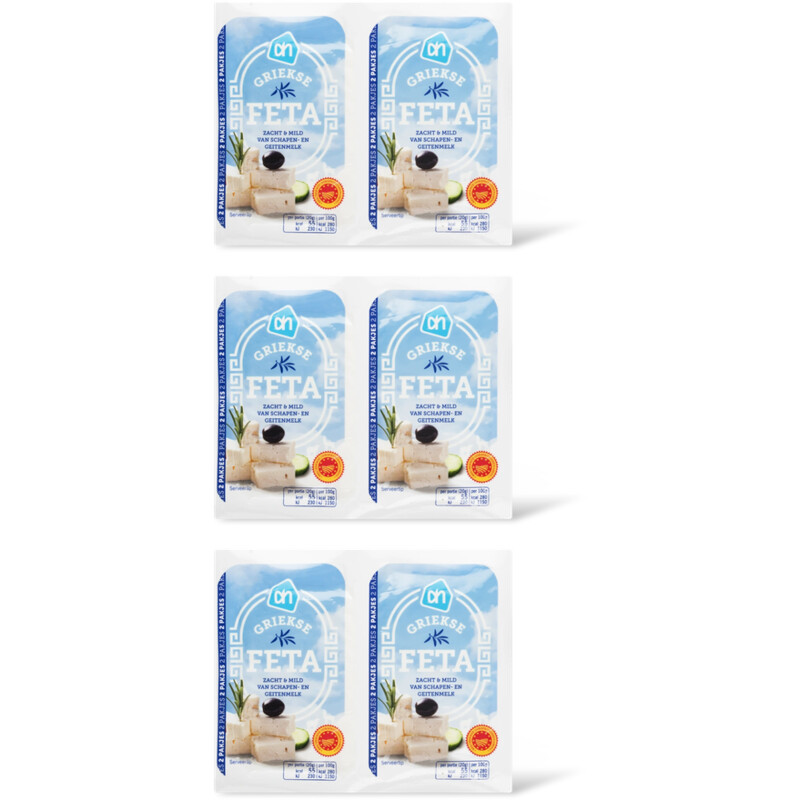 AH Griekse feta 2-pack 3-pack
