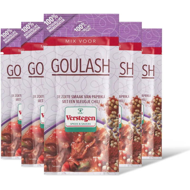 Verstegen Kruidenmix voor goulash 5-pack