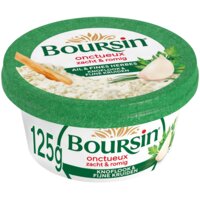 Een afbeelding van Boursin Creamy knoflook fijne kruiden