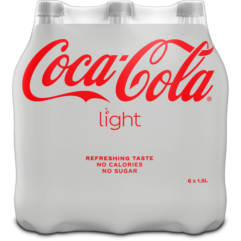 Een afbeelding van Coca-Cola Light 6-pack bel