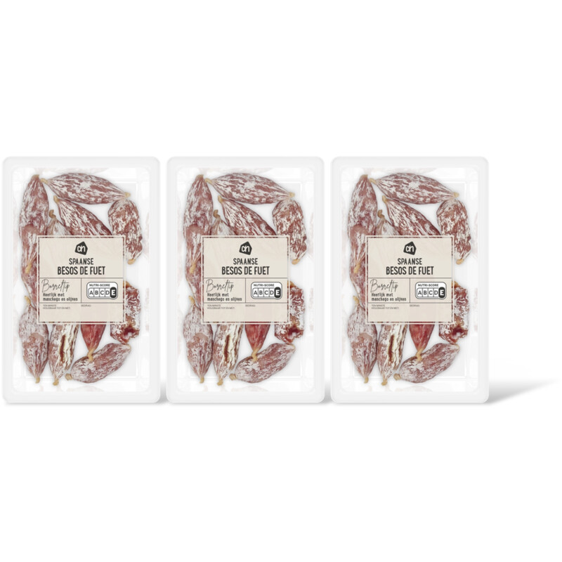 AH Spaanse besos de fuet 3-pack