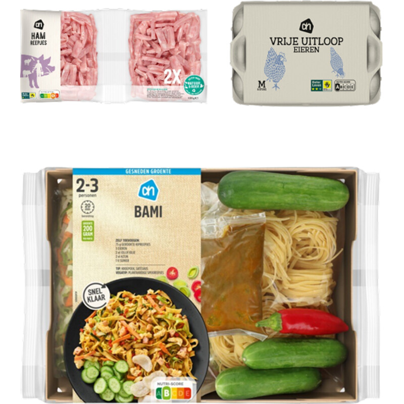 Een afbeelding van AH Gesneden Bami Verspakket