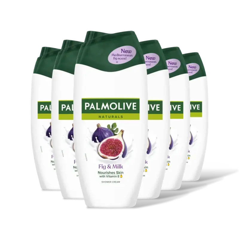 Naturals fig & milk shower cream 6-pack