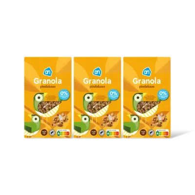 pdp-image-AH Granola pindakaas 0% toegev suiker 3pack