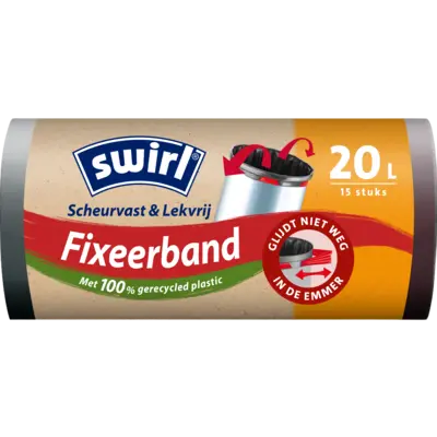 pdp-image-Swirl Vuilniszakken met fixeerband 20 liter