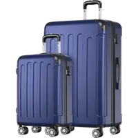 Lifegoods Suitcase set 20/28 - dark blue (jd-2045)