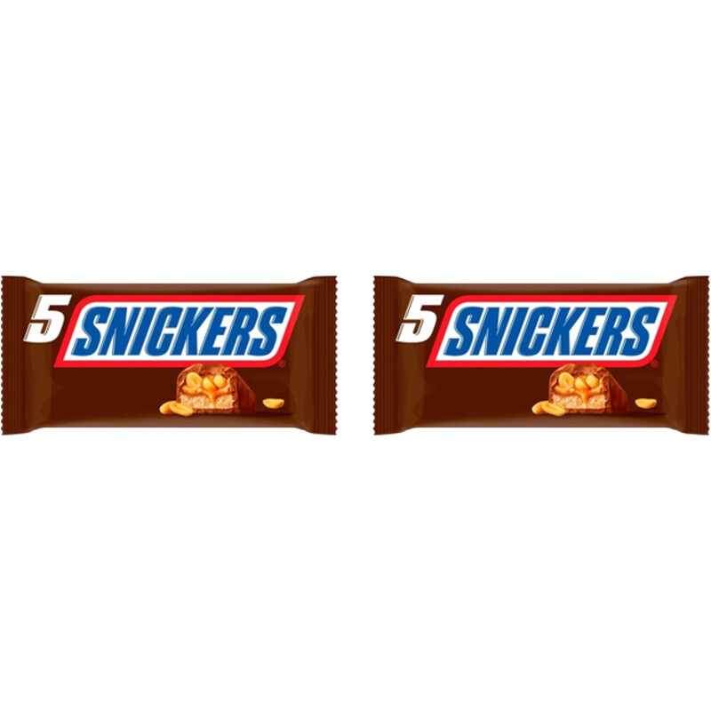 Een afbeelding van Snickers Chocolade repen multipacks 2-pack