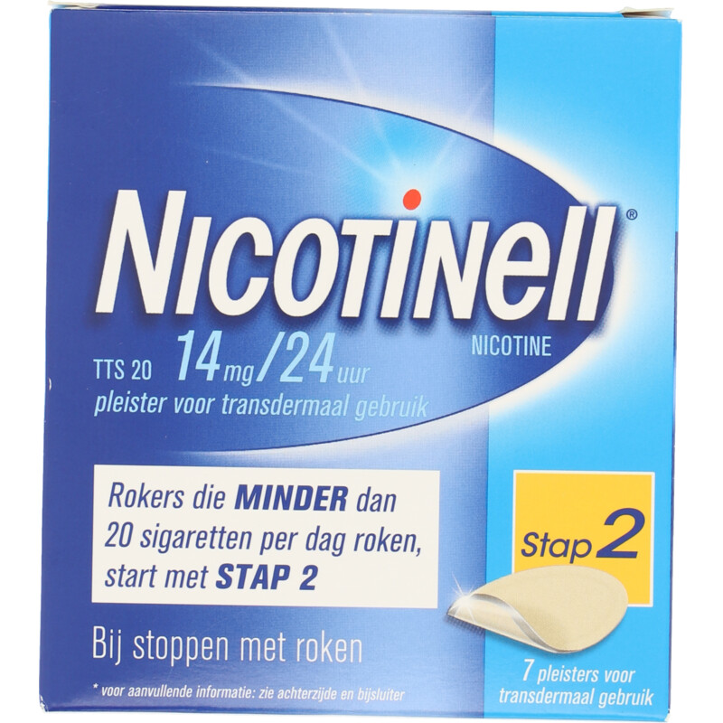 Een afbeelding van Nicotinell 14mg/24u nicotine pleister